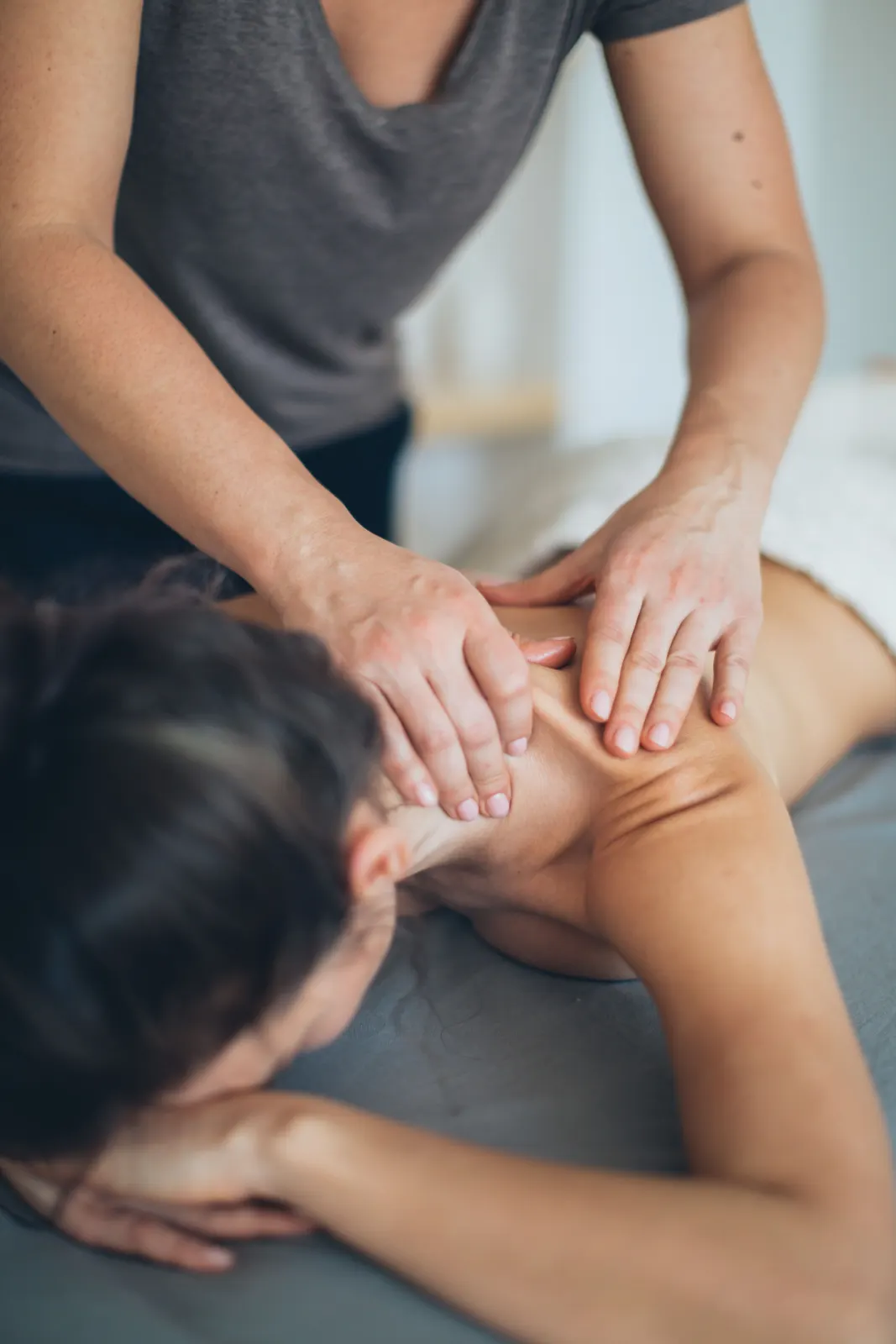 Massage treatment with a Knead Massage therapist in Beeston