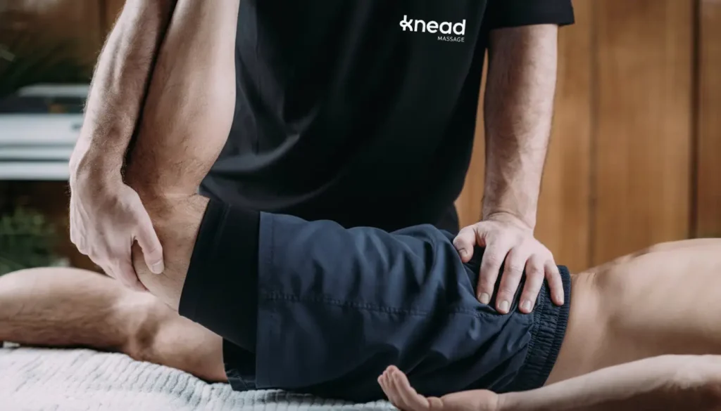 sports massage client treatment